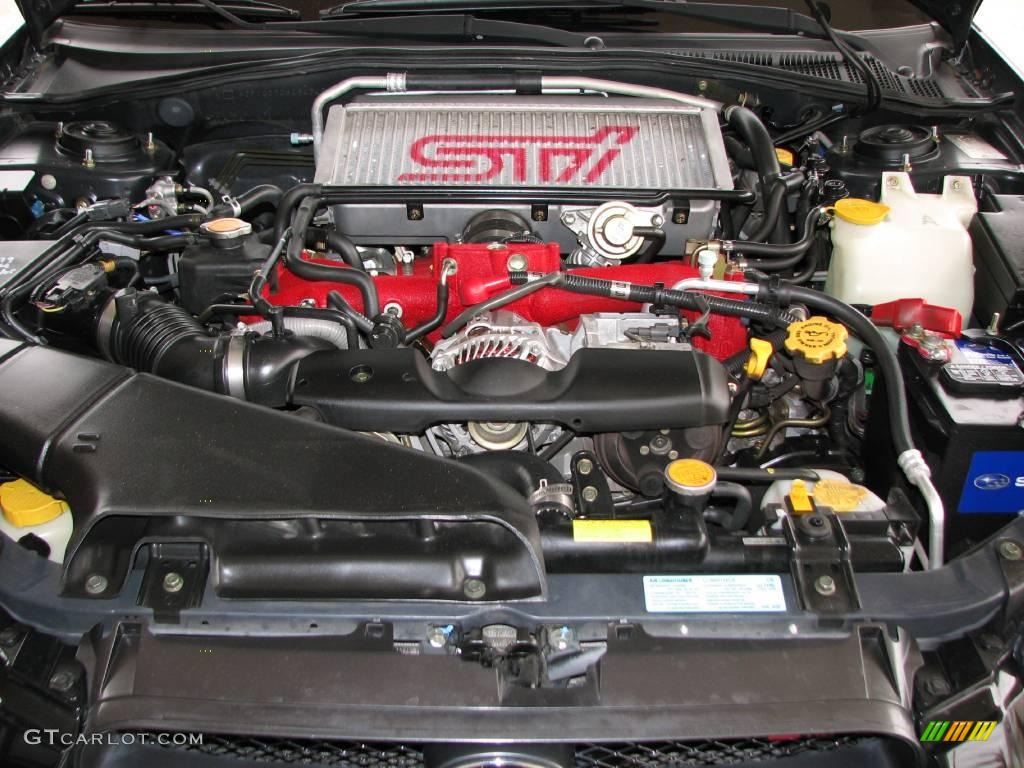 2005 Subaru Impreza WRX STi 2.5 Liter STi Turbocharged DOHC 16-Valve VVT Flat 4 Cylinder Engine Photo #1598954