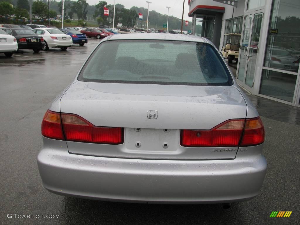 1999 Accord LX Sedan - Satin Silver Metallic / Lapis Blue photo #5