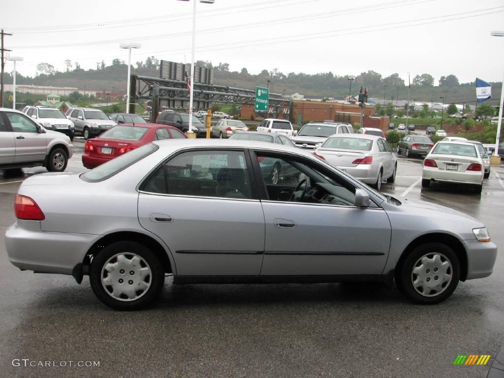 1999 Accord LX Sedan - Satin Silver Metallic / Lapis Blue photo #7