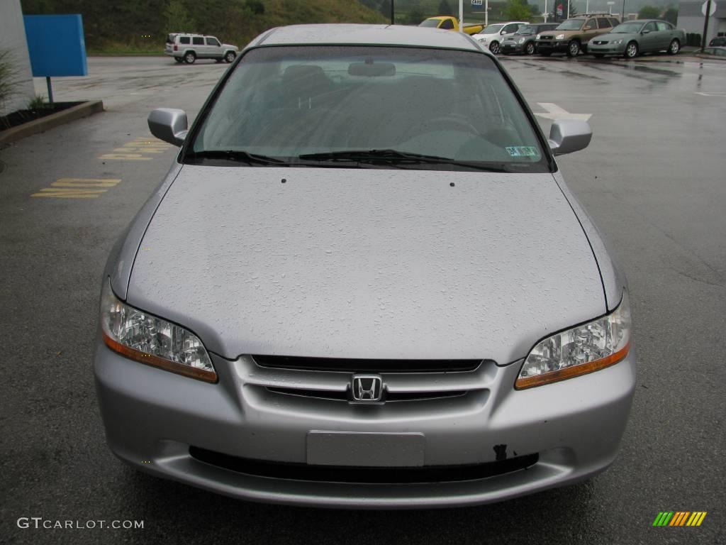 1999 Accord LX Sedan - Satin Silver Metallic / Lapis Blue photo #9