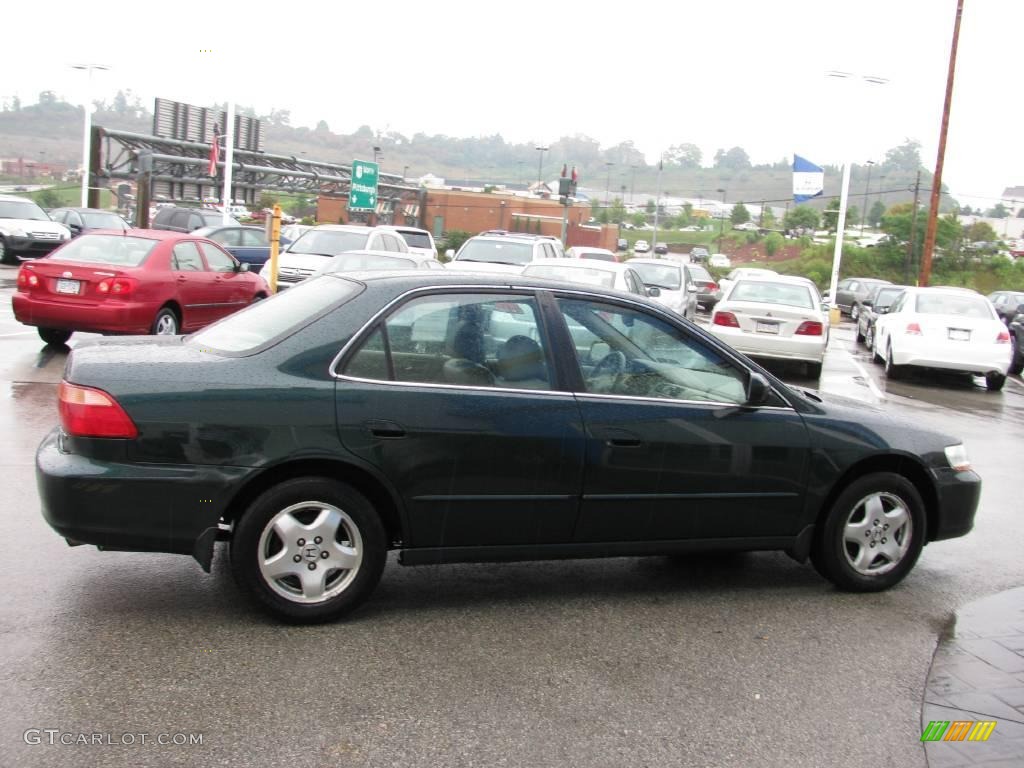 1998 Accord EX V6 Sedan - Dark Emerald Pearl / Ivory photo #27
