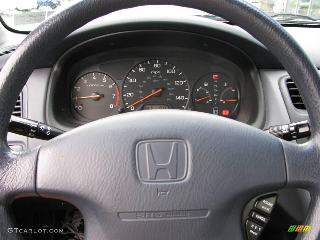 1999 Accord LX Sedan - Satin Silver Metallic / Lapis Blue photo #17
