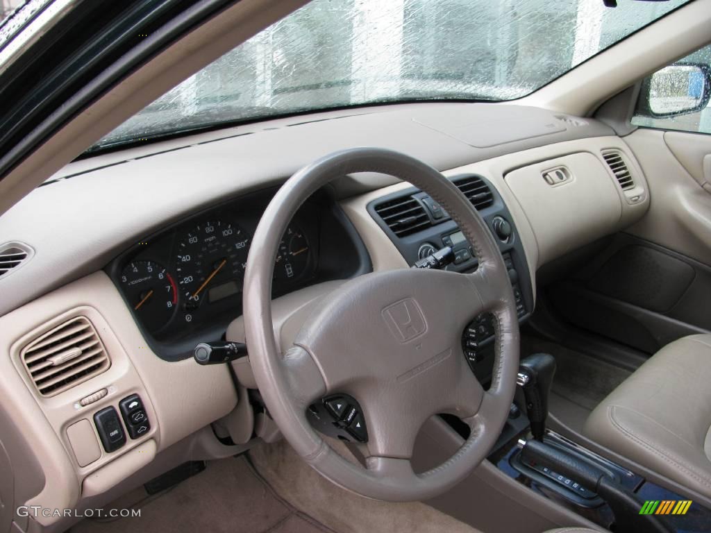 1998 Accord EX V6 Sedan - Dark Emerald Pearl / Ivory photo #33