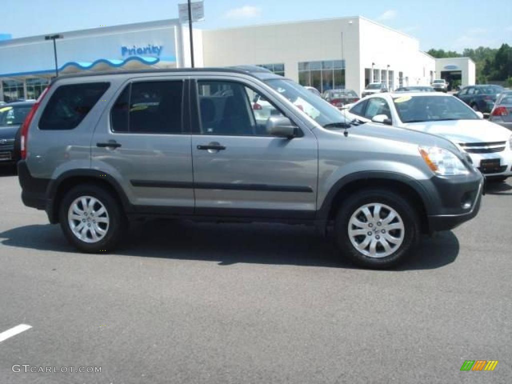 2006 CR-V EX - Silver Moss Metallic / Black photo #6