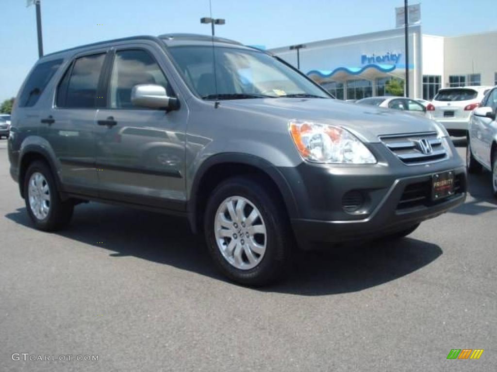 2006 CR-V EX - Silver Moss Metallic / Black photo #7