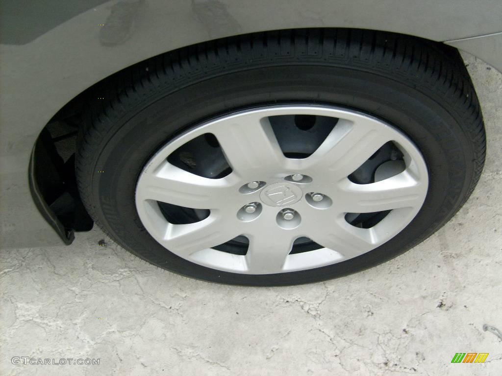 2007 Civic LX Coupe - Galaxy Gray Metallic / Gray photo #10