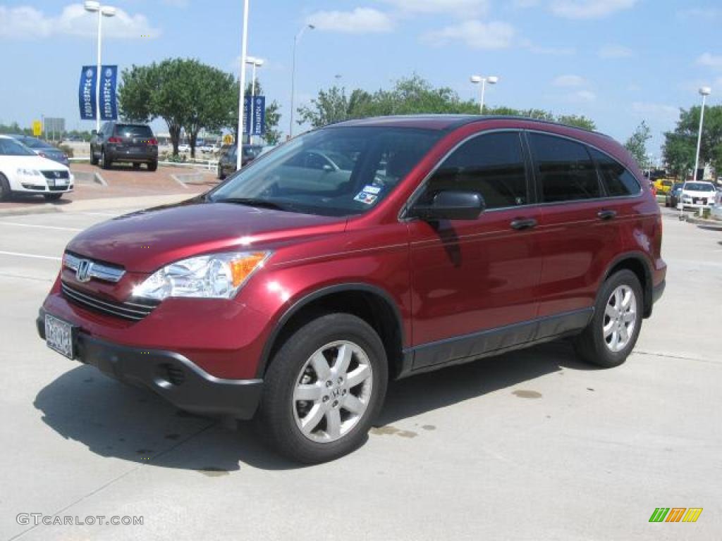 2007 CR-V EX - Tango Red Pearl / Gray photo #5