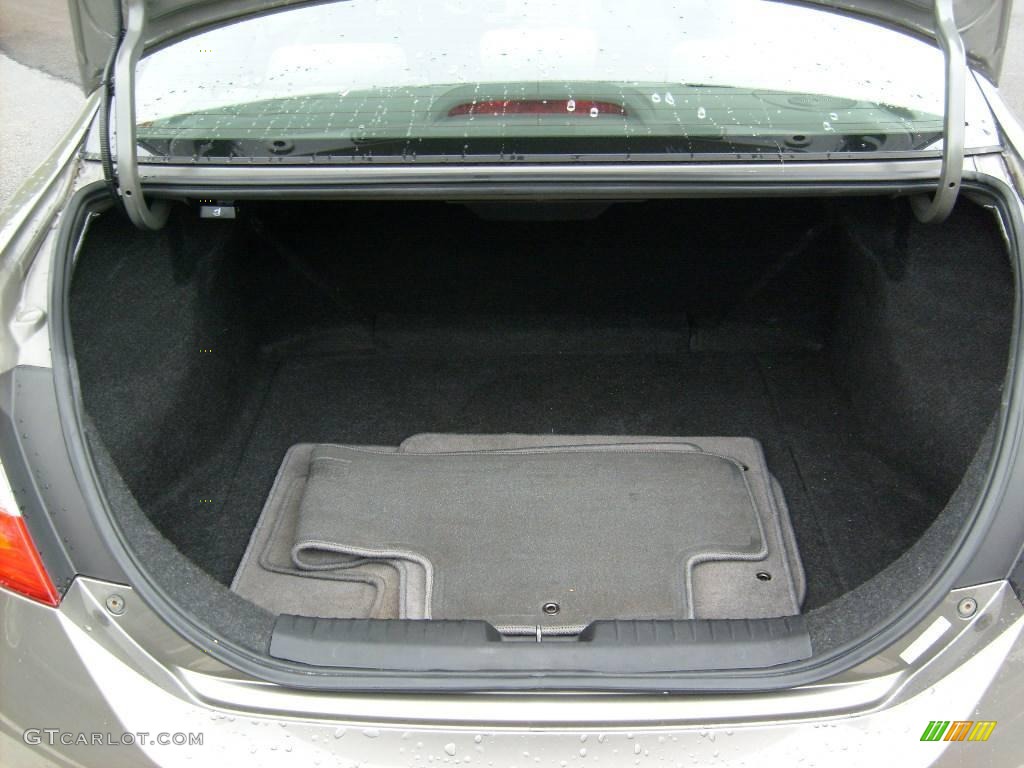 2007 Civic LX Coupe - Galaxy Gray Metallic / Gray photo #15