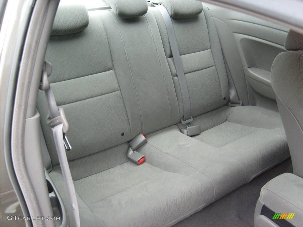2007 Civic LX Coupe - Galaxy Gray Metallic / Gray photo #19