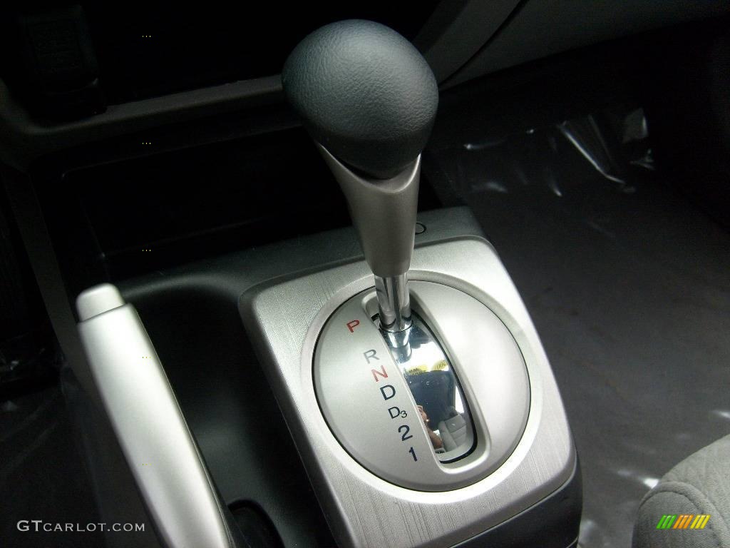 2007 Civic LX Coupe - Galaxy Gray Metallic / Gray photo #22