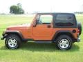 2002 Amber Fire Pearl Jeep Wrangler Sport 4x4  photo #6