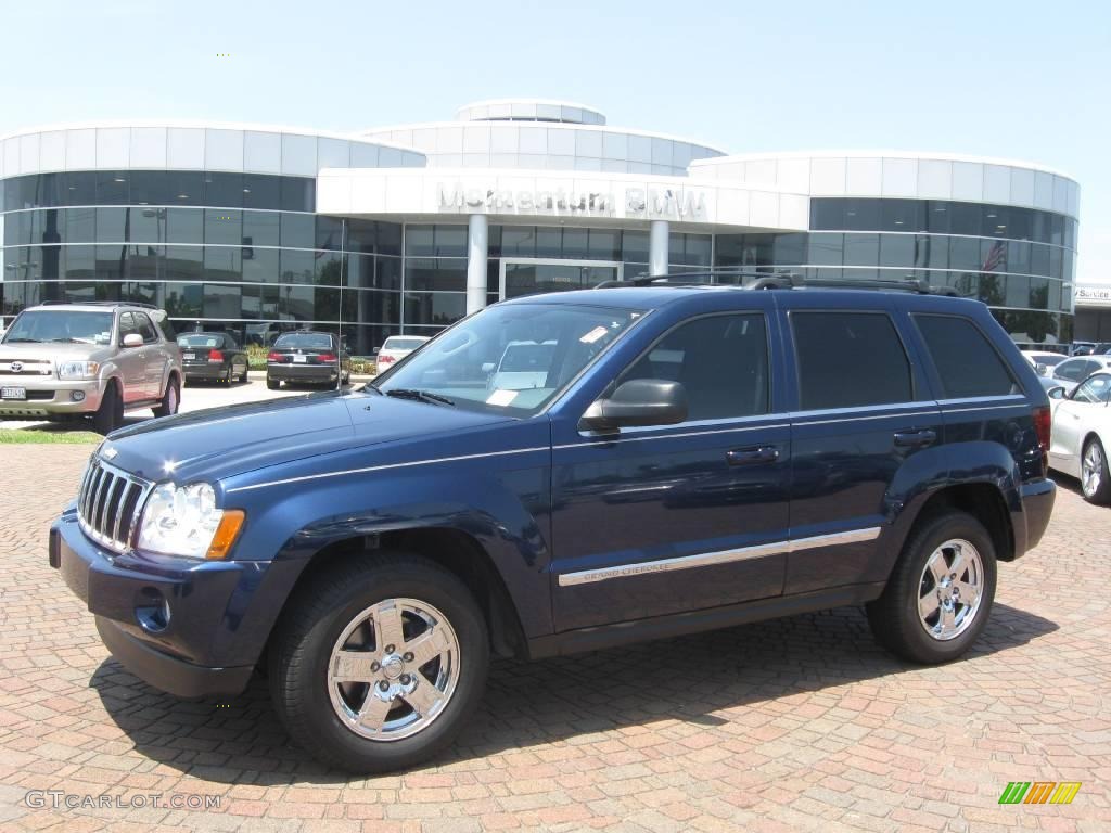 2005 Grand Cherokee Limited - Midnight Blue Pearl / Medium Slate Gray photo #1