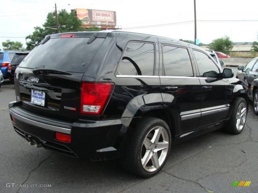 2008 Grand Cherokee SRT8 4x4 - Black / Dark Slate Gray photo #3