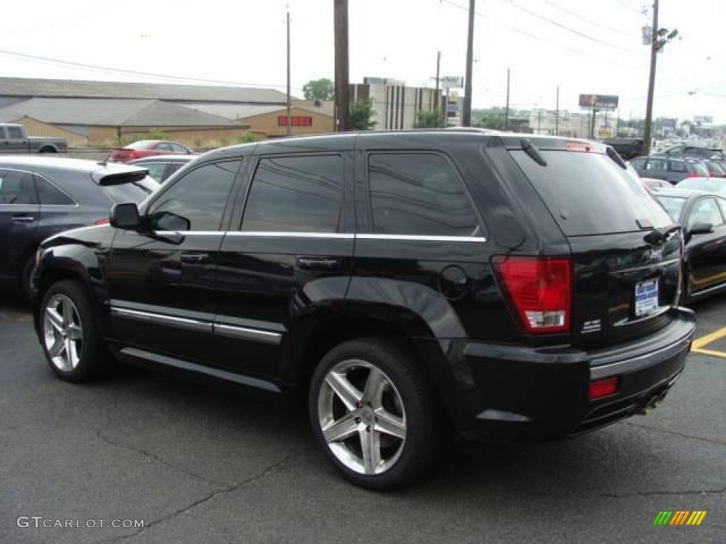 2008 Grand Cherokee SRT8 4x4 - Black / Dark Slate Gray photo #5