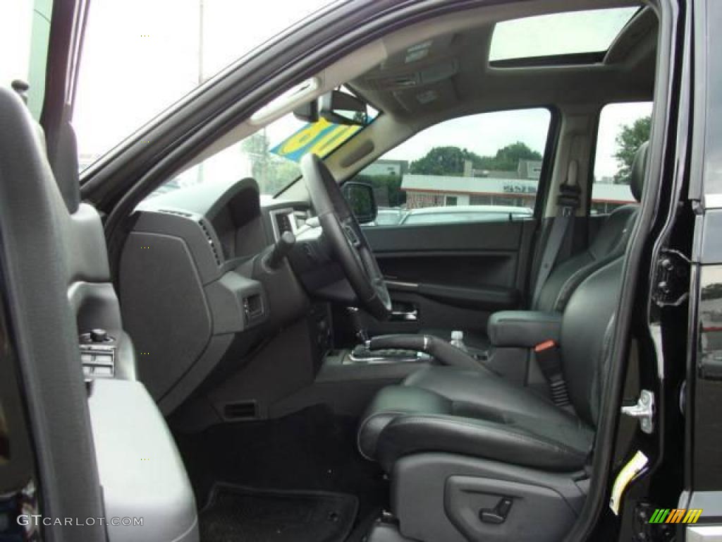 2008 Grand Cherokee SRT8 4x4 - Black / Dark Slate Gray photo #7