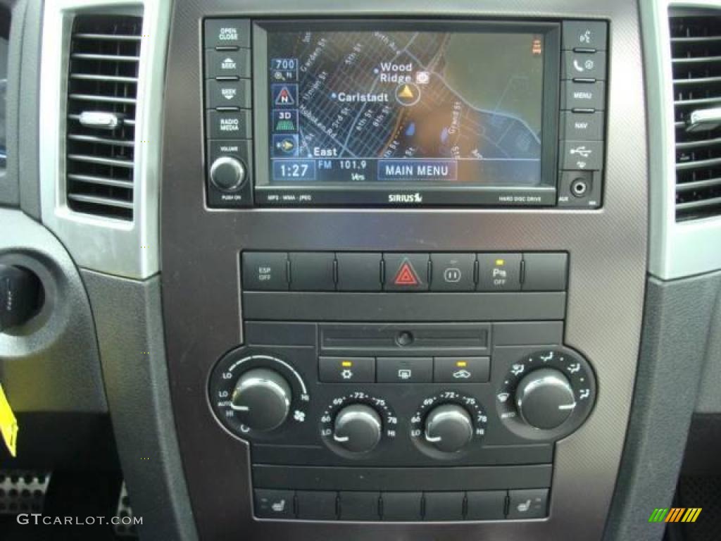 2008 Grand Cherokee SRT8 4x4 - Black / Dark Slate Gray photo #11