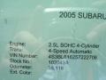 2005 Satin White Pearl Subaru Legacy 2.5i Sedan  photo #22
