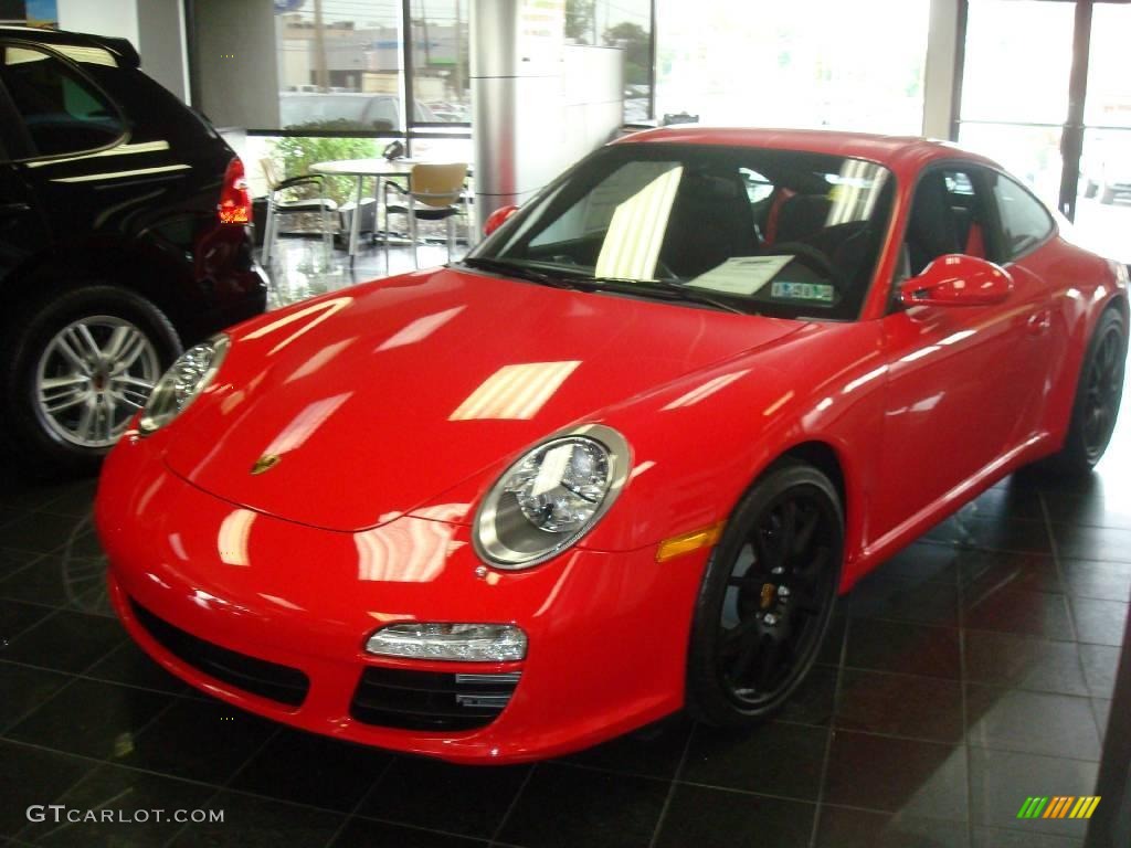 2009 911 Carrera Coupe - Guards Red / Black photo #1