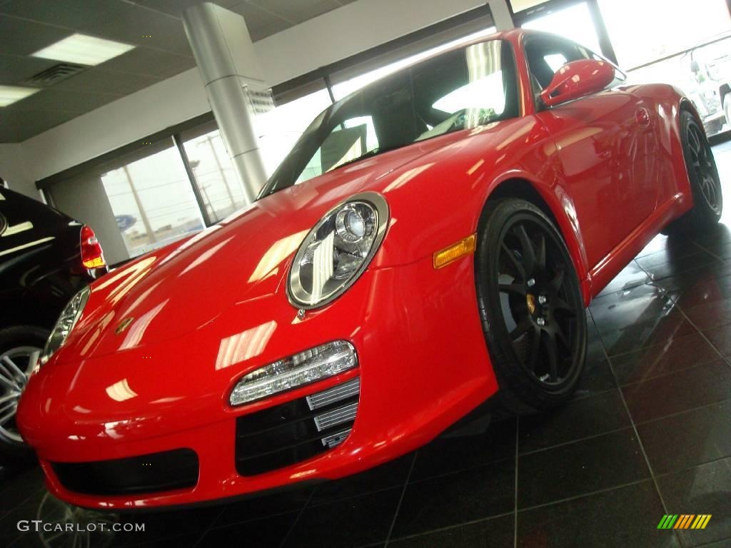 2009 911 Carrera Coupe - Guards Red / Black photo #2