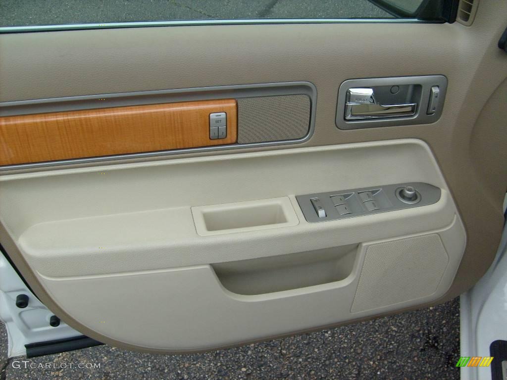 2008 MKZ Sedan - White Suede / Sand photo #10