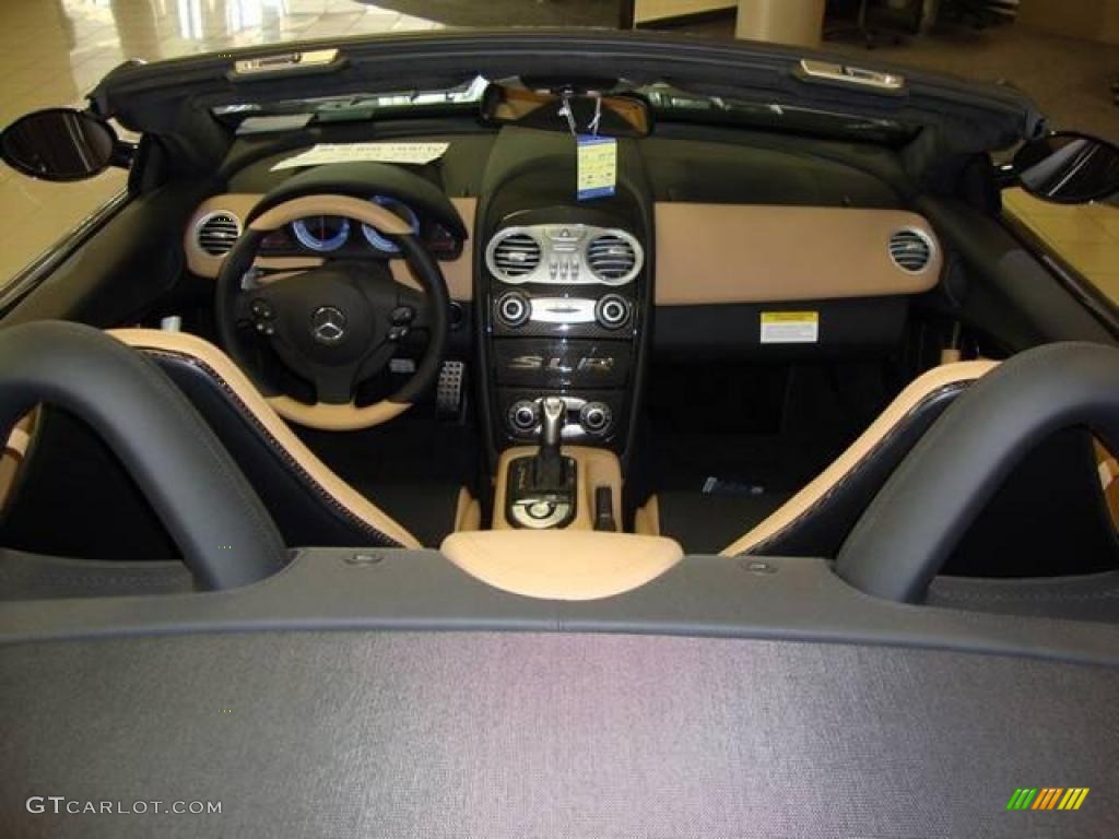 2009 Mercedes-Benz SLR McLaren Roadster Black/Sand Silver Arrow Dashboard Photo #15997354