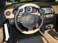 2009 Mercedes-Benz SLR Black/Sand Silver Arrow Interior Steering Wheel Photo