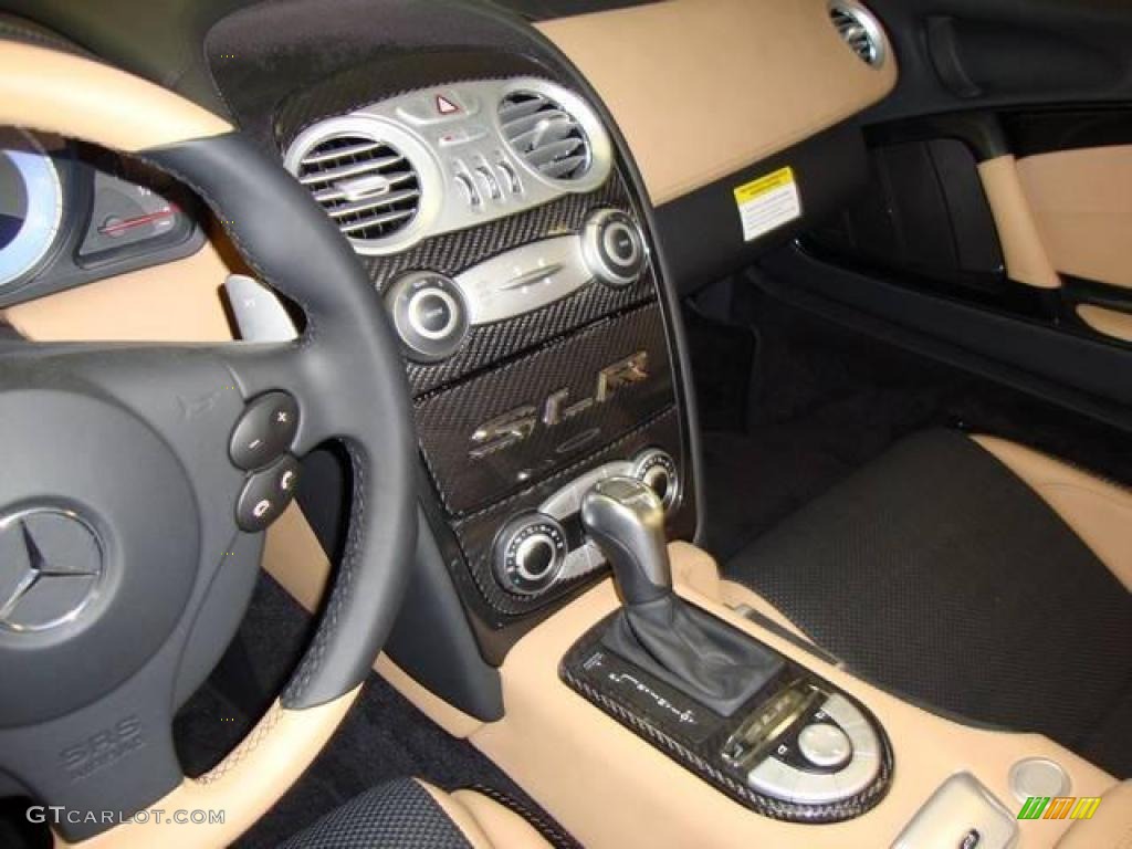 2009 Mercedes-Benz SLR McLaren Roadster Black/Sand Silver Arrow Dashboard Photo #15997386