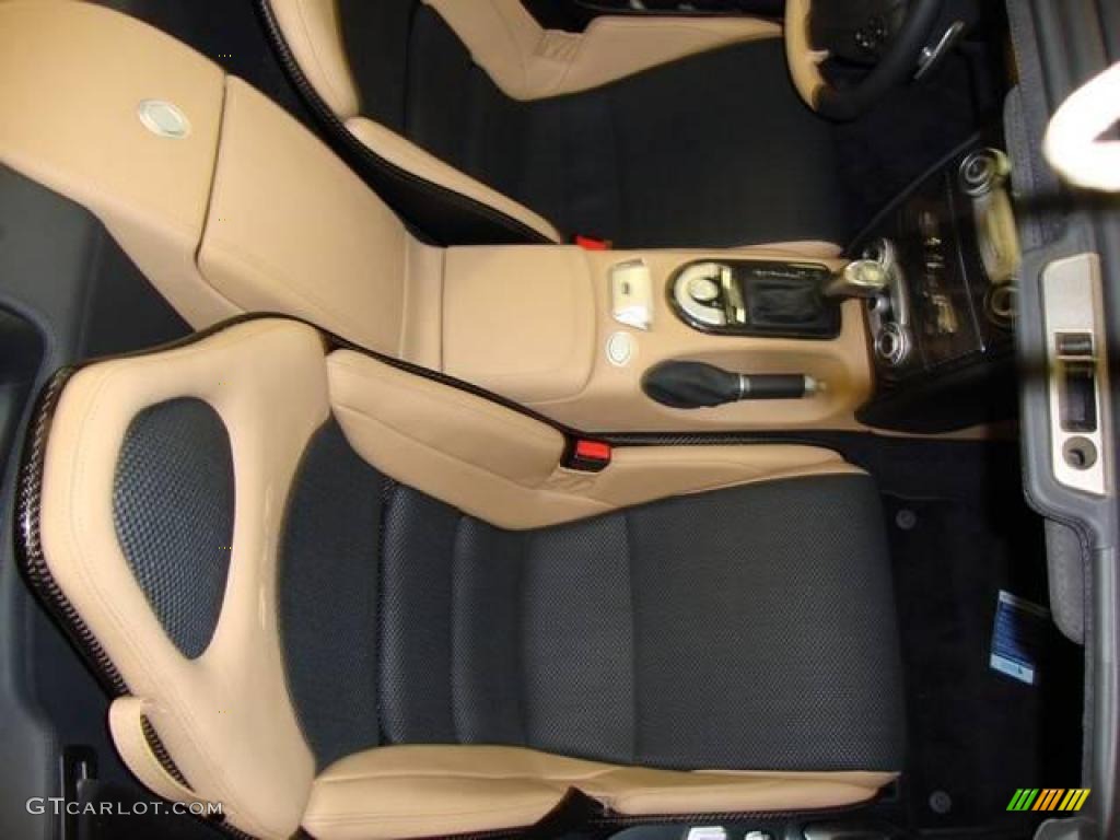 Black/Sand Silver Arrow Interior 2009 Mercedes-Benz SLR McLaren Roadster Photo #15997431