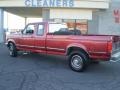 1992 Currant Red Ford F250 XLT Extended Cab  photo #4