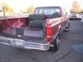 1992 Currant Red Ford F250 XLT Extended Cab  photo #8