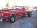 1992 Currant Red Ford F250 XLT Extended Cab  photo #9