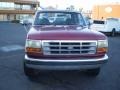 1992 Currant Red Ford F250 XLT Extended Cab  photo #13