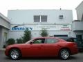 2008 Inferno Red Crystal Pearl Dodge Charger SE  photo #1