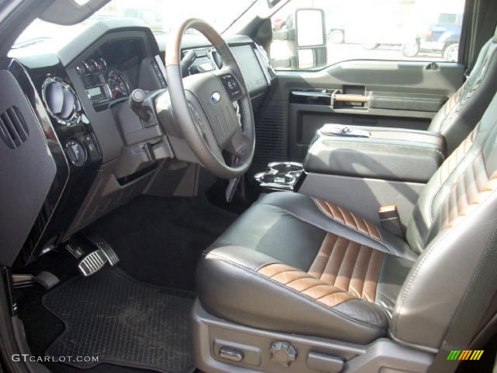 2008 F250 Super Duty Harley Davidson Crew Cab 4x4 - Black/Vintage Copper Two-Tone / Black/Dusted Copper photo #4