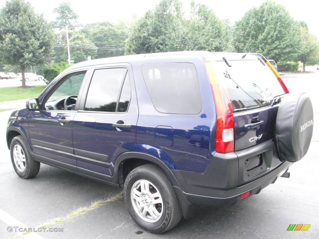 2003 CR-V EX 4WD - Eternal Blue Pearl / Black photo #4