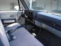 1985 Chevrolet C/K Blue/Gray Interior Front Seat Photo