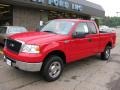 2007 Bright Red Ford F150 XLT SuperCab 4x4  photo #2