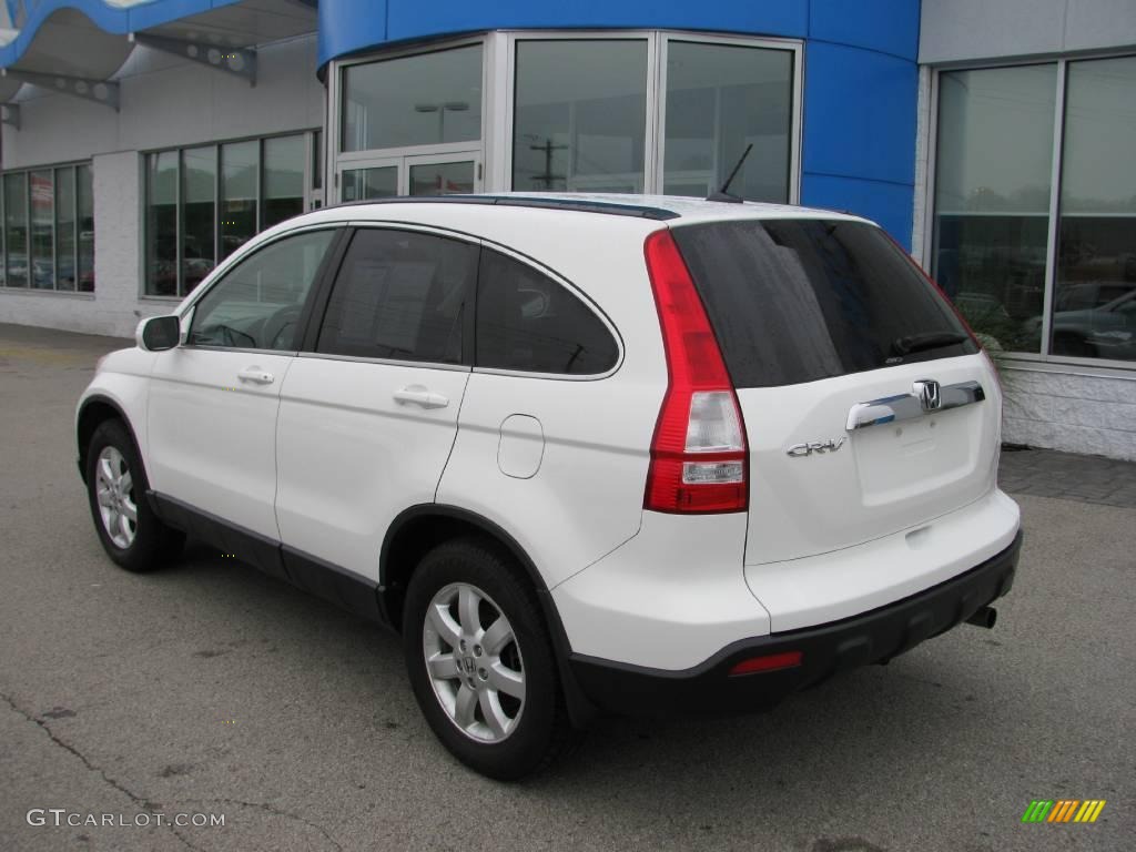 2007 CR-V EX-L 4WD - Taffeta White / Gray photo #4