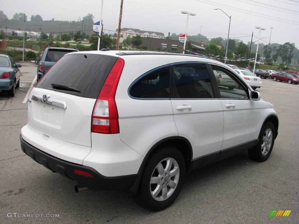 2007 CR-V EX-L 4WD - Taffeta White / Gray photo #6