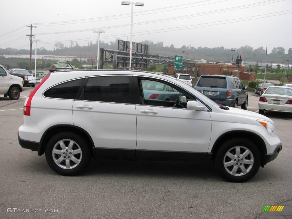 2007 CR-V EX-L 4WD - Taffeta White / Gray photo #7