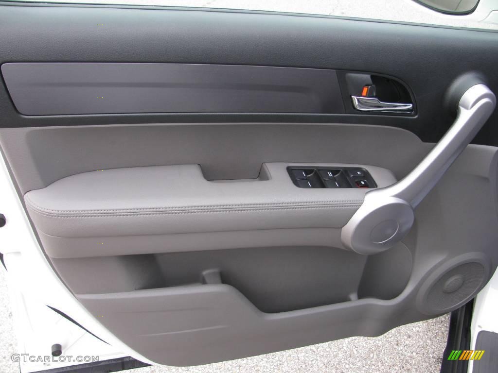 2007 CR-V EX-L 4WD - Taffeta White / Gray photo #14