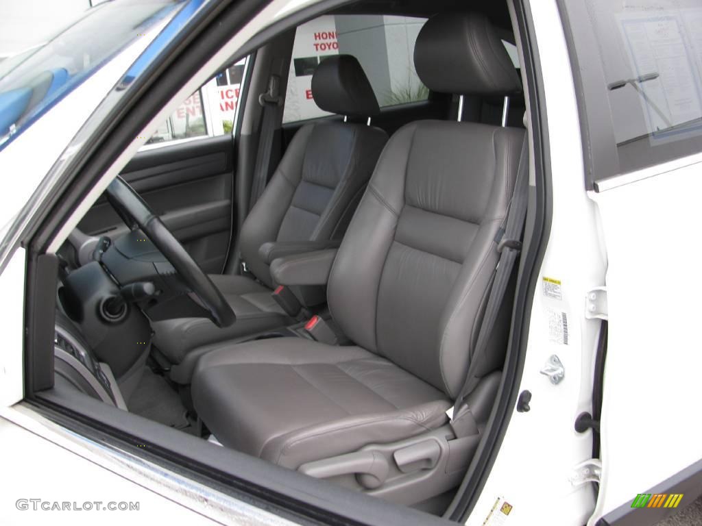 2007 CR-V EX-L 4WD - Taffeta White / Gray photo #16