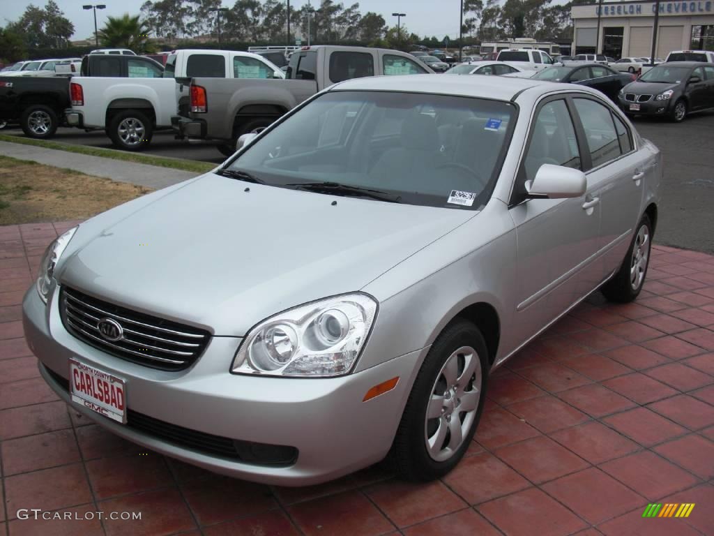 2008 Optima LX - Bright Silver Metallic / Gray photo #1