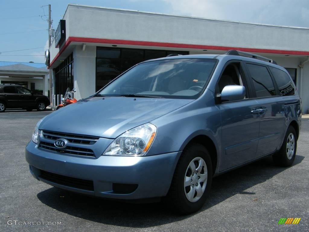 2008 Sedona LX - Glacier Blue Metallic / Gray photo #1