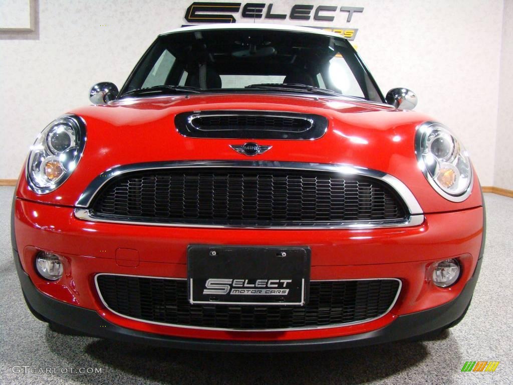 2007 Cooper S Hardtop - Chili Red / Punch Carbon Black photo #2