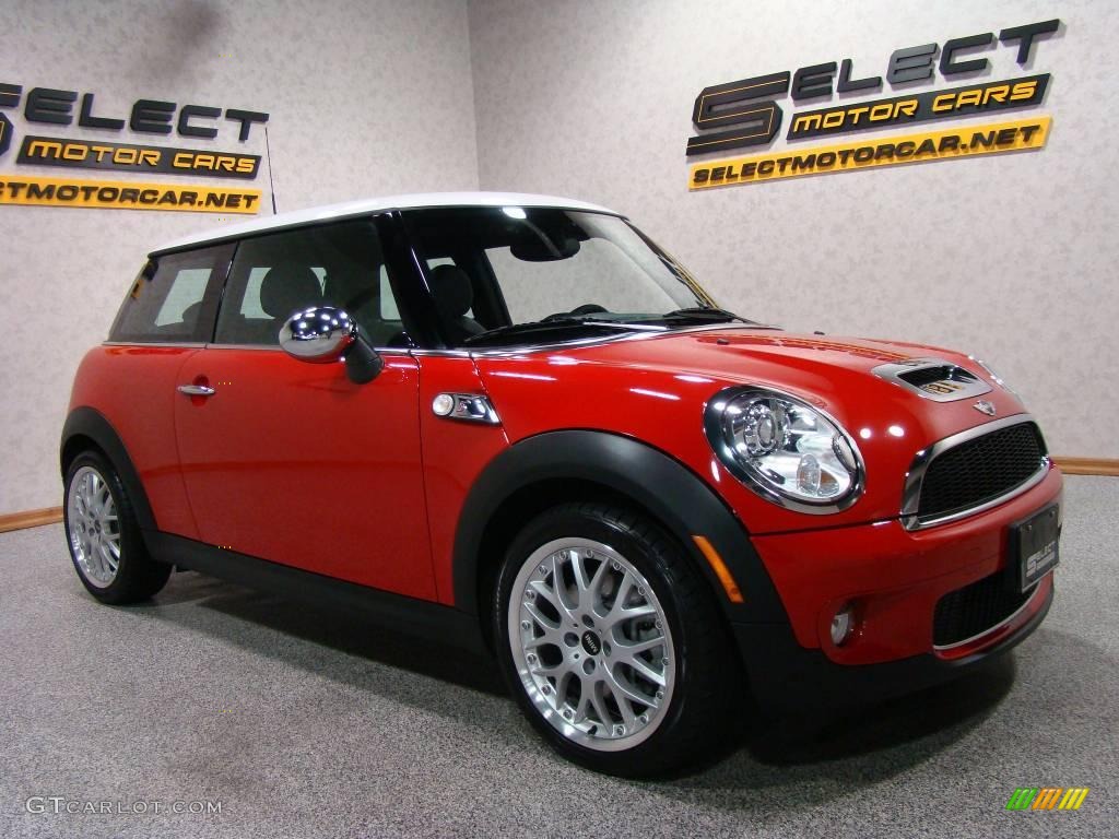 2007 Cooper S Hardtop - Chili Red / Punch Carbon Black photo #3
