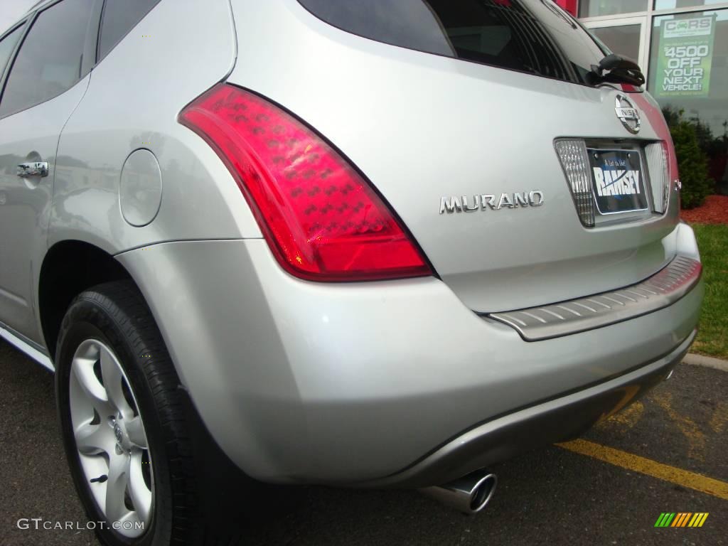 2006 Murano SE AWD - Brilliant Silver Metallic / Charcoal photo #17