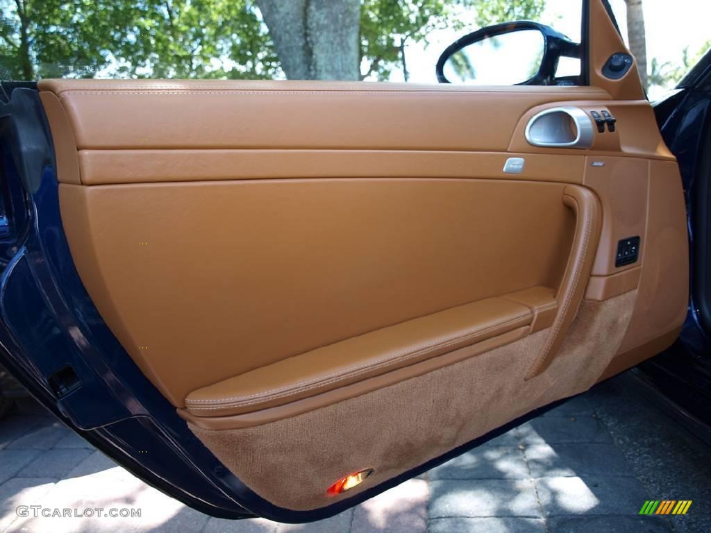 2007 911 Turbo Coupe - Lapis Blue Metallic / Natural Leather Brown photo #10