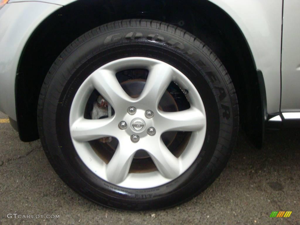 2006 Murano SE AWD - Brilliant Silver Metallic / Charcoal photo #22