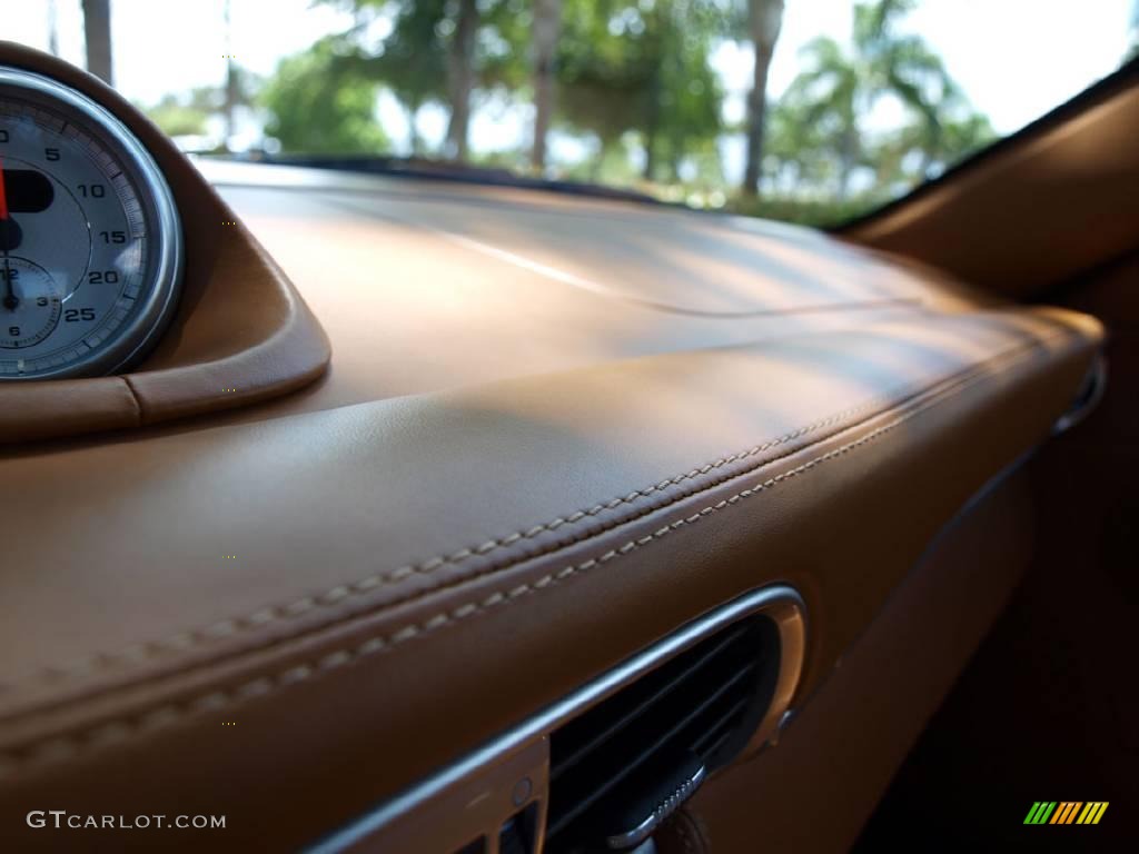 2007 911 Turbo Coupe - Lapis Blue Metallic / Natural Leather Brown photo #15